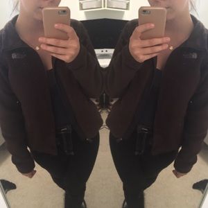 Brown north face fleece 🐻